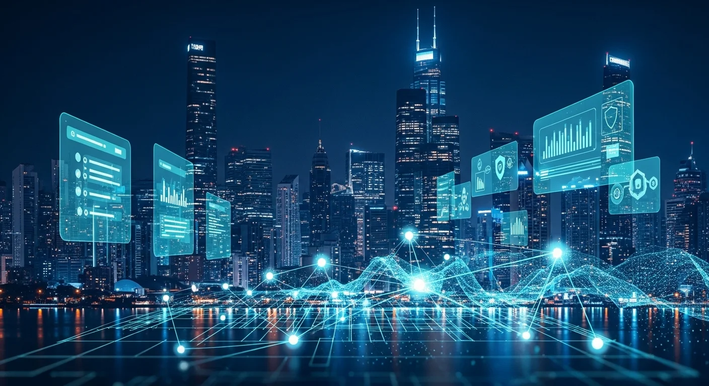 Business technology with innovation and digital resources to discover Security Audit
