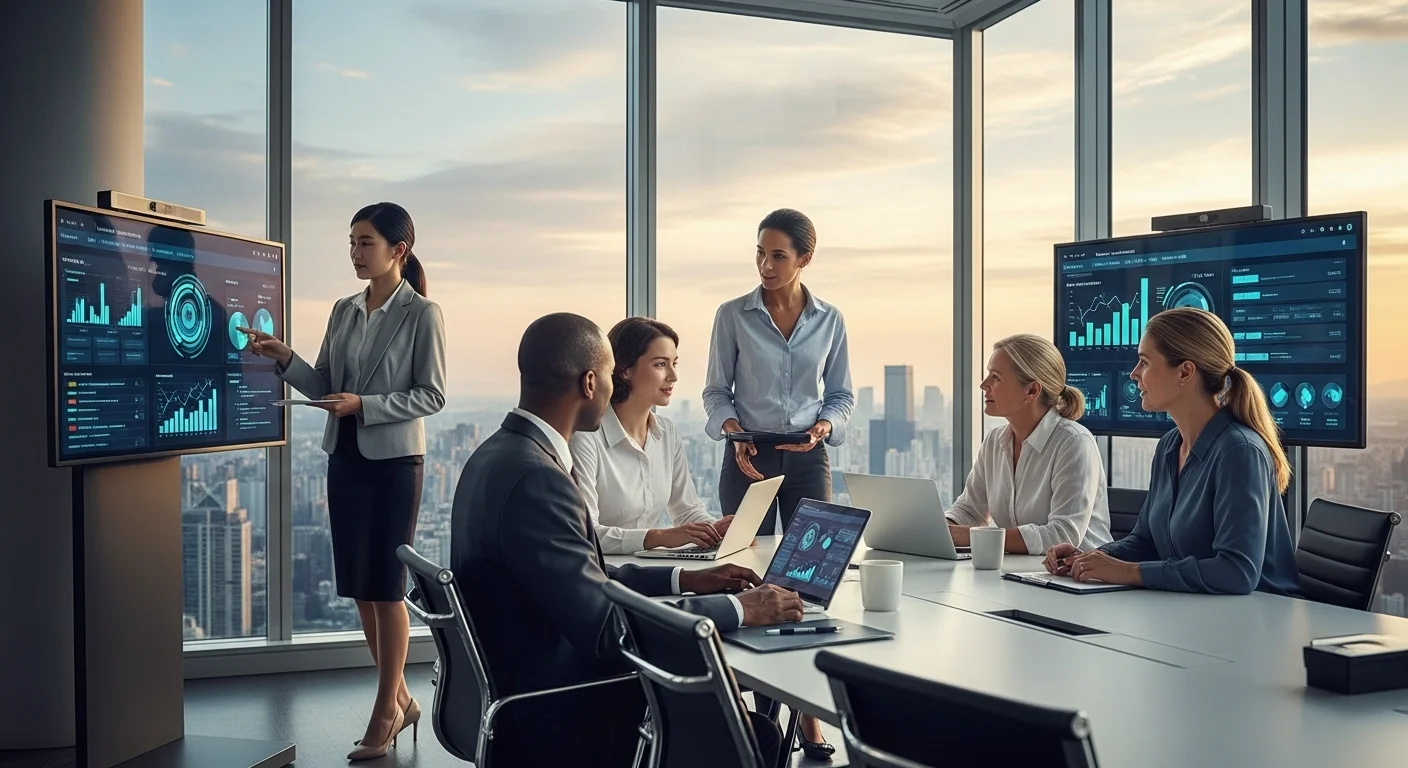 Business technology with innovation and digital resources to discover Security Operations