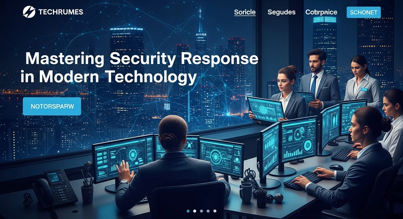 Tech solutions and digital innovations for Security Response in modern business