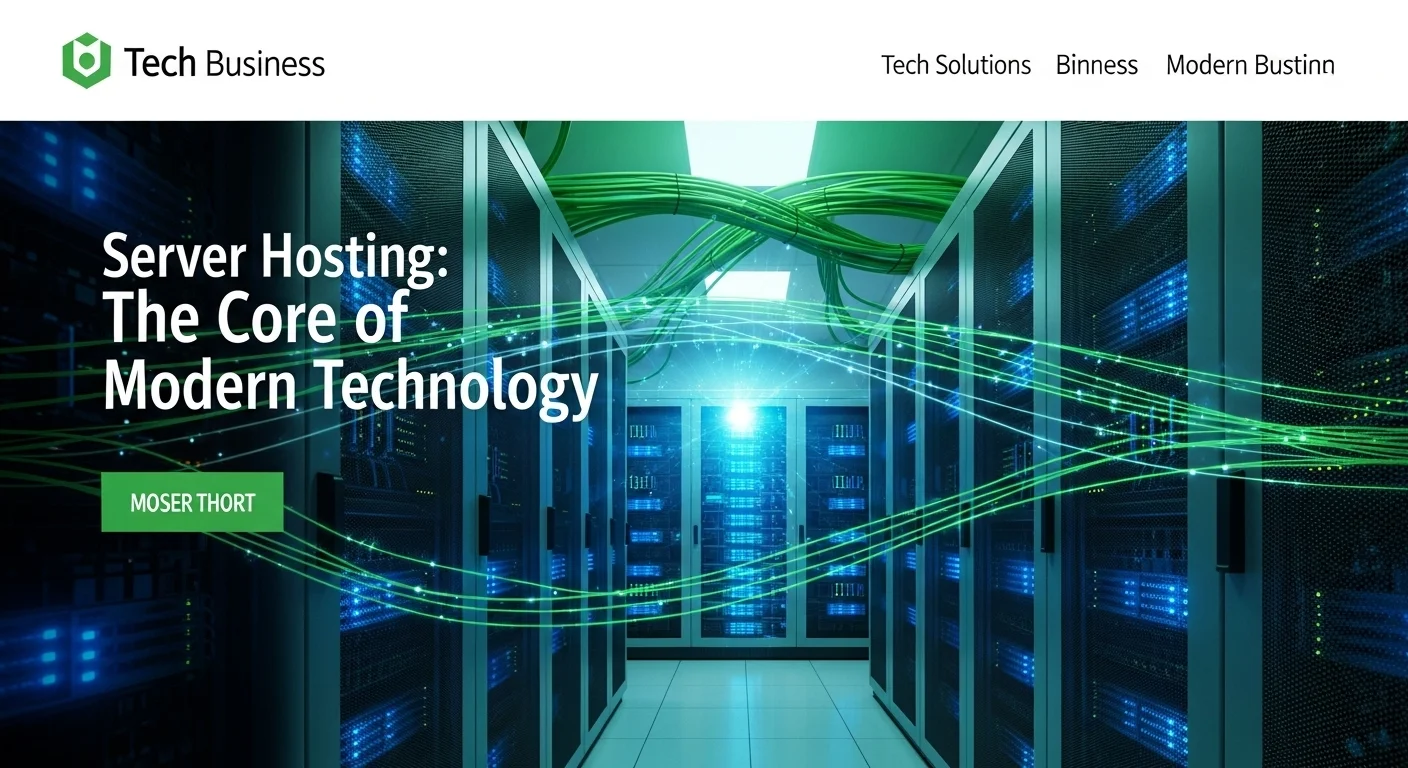 Tech solutions and digital innovations for Server Hosting in modern business