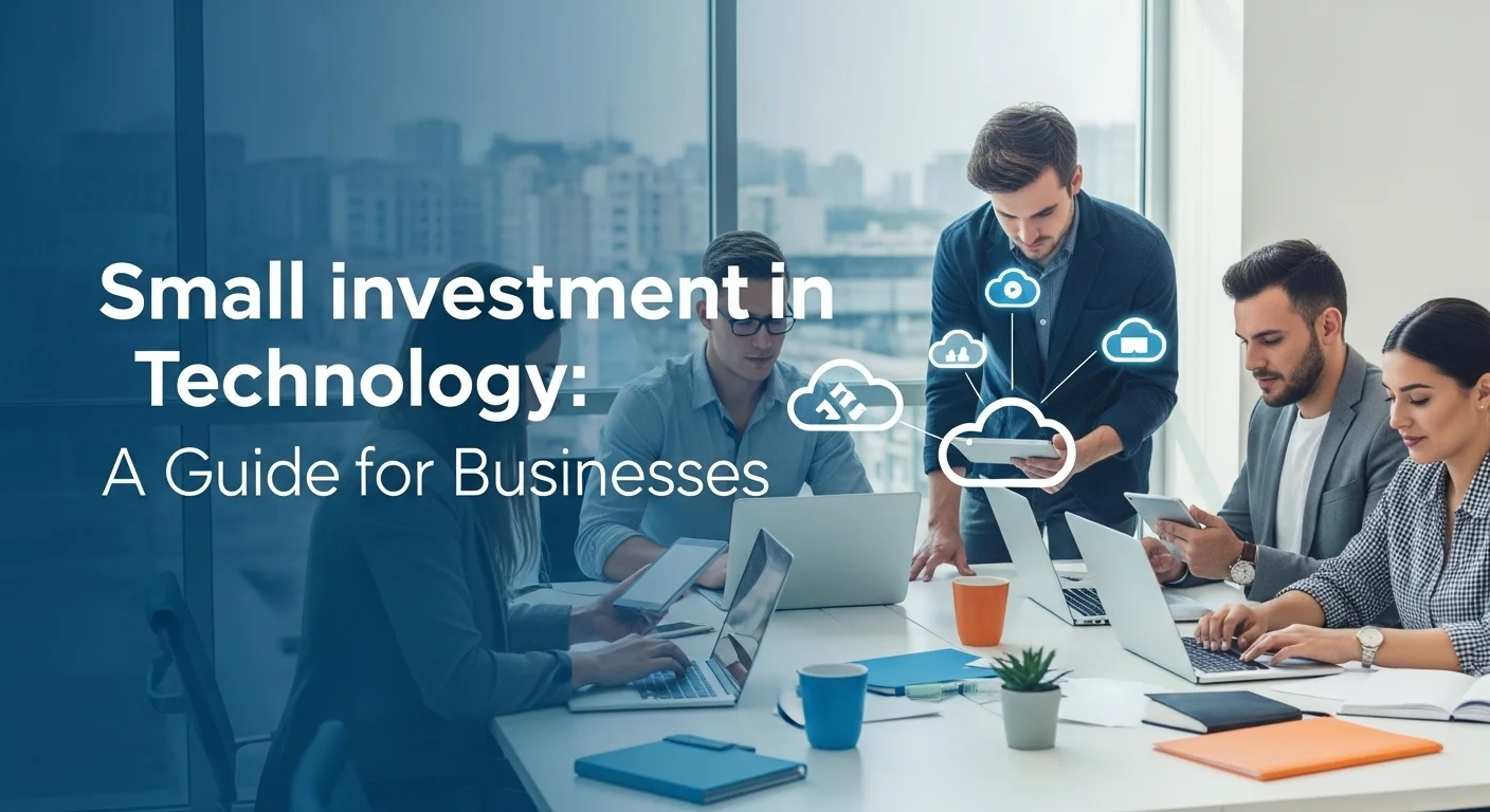 Tech solutions and digital innovations for Small Investment in modern business
