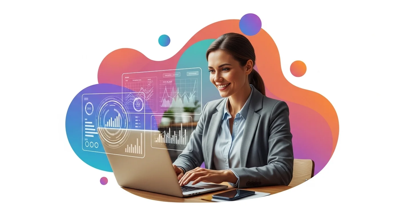 Business technology with innovation and digital resources to discover Small Startup
