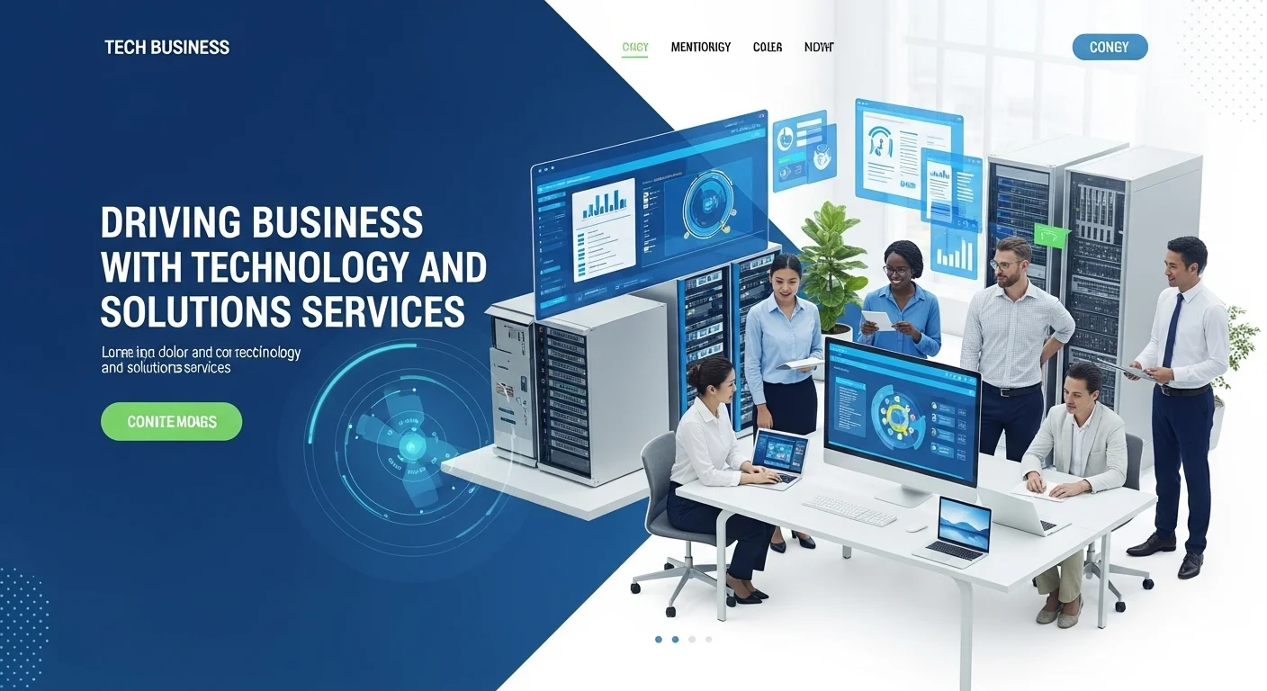 Tech solutions and digital innovations for Solutions Services in modern business