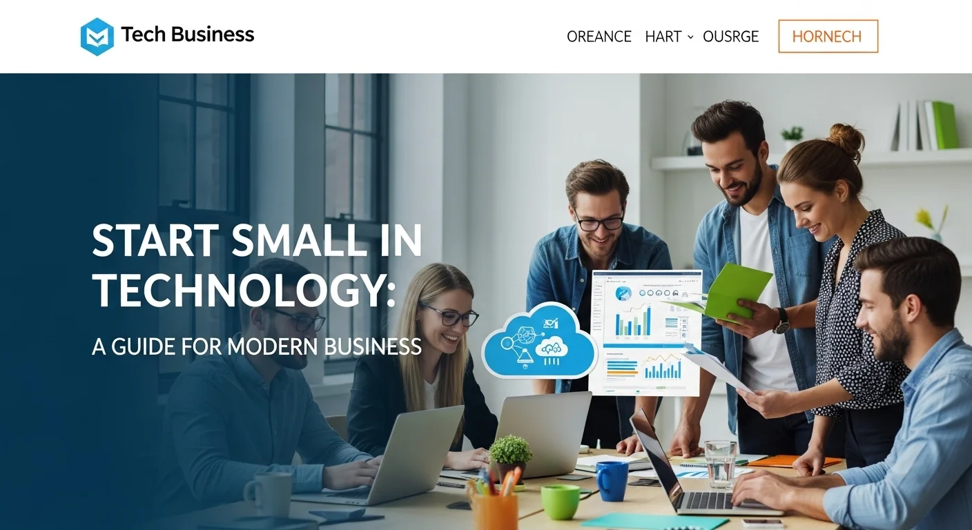 Tech solutions and digital innovations for Start Small in modern business