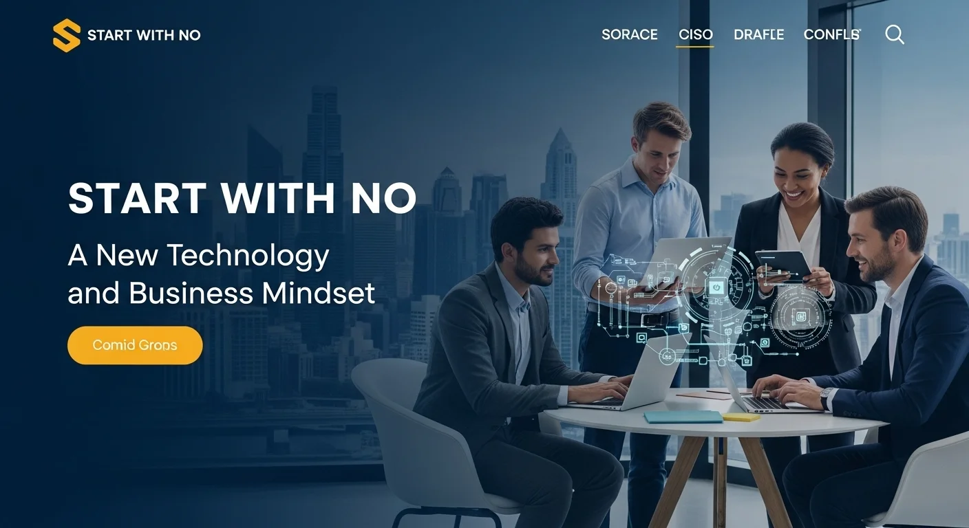 Tech solutions and digital innovations for Start With No in modern business