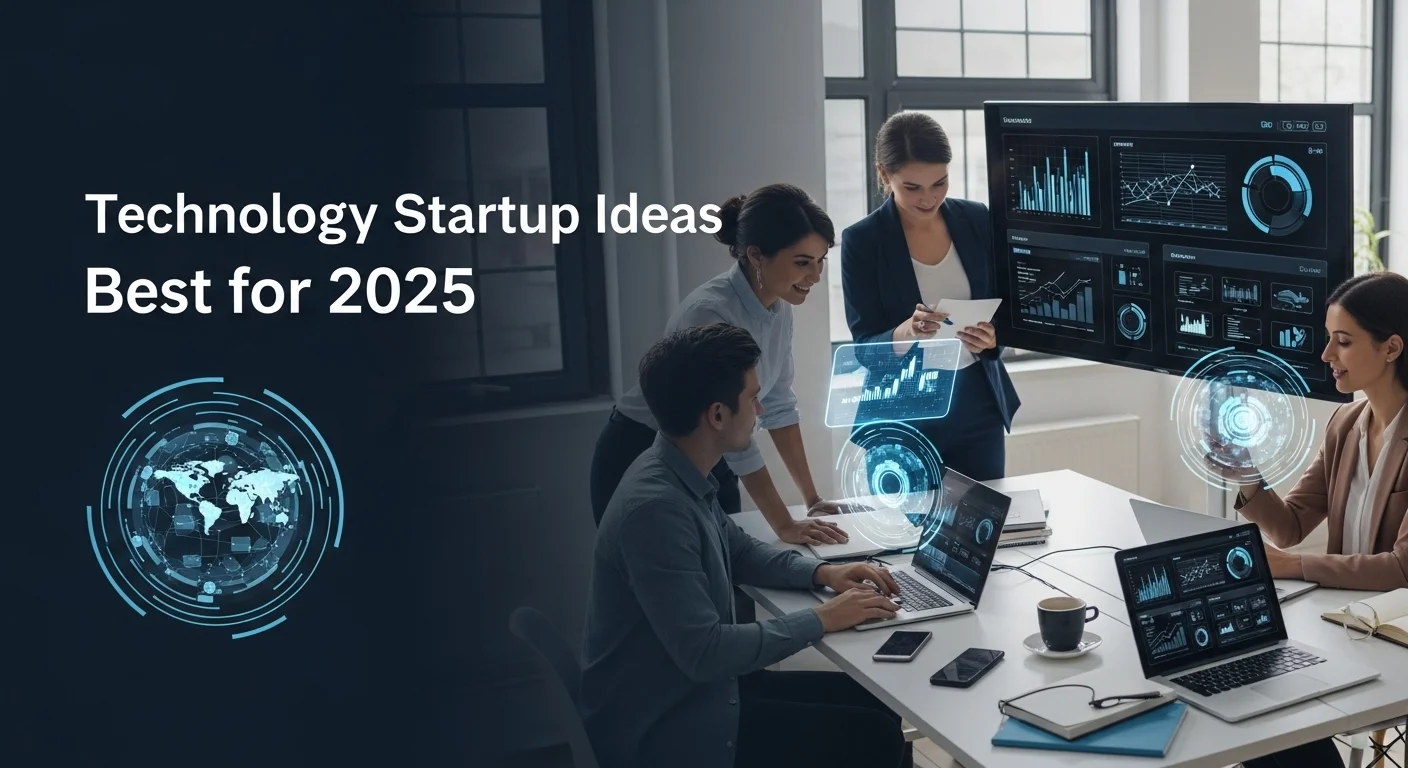 Business technology with innovation and digital resources to discover Startup Ideas Best