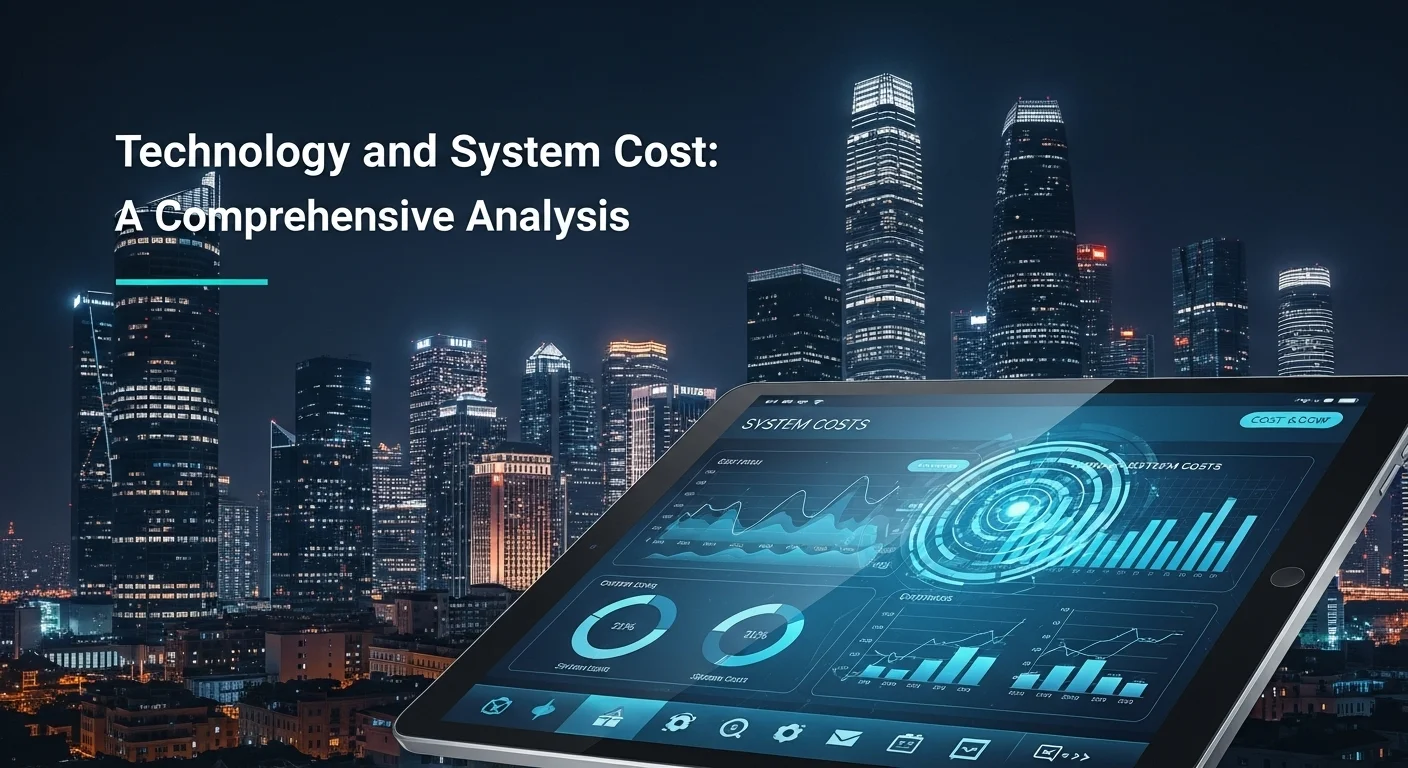 Business technology with innovation and digital resources to discover System Cost