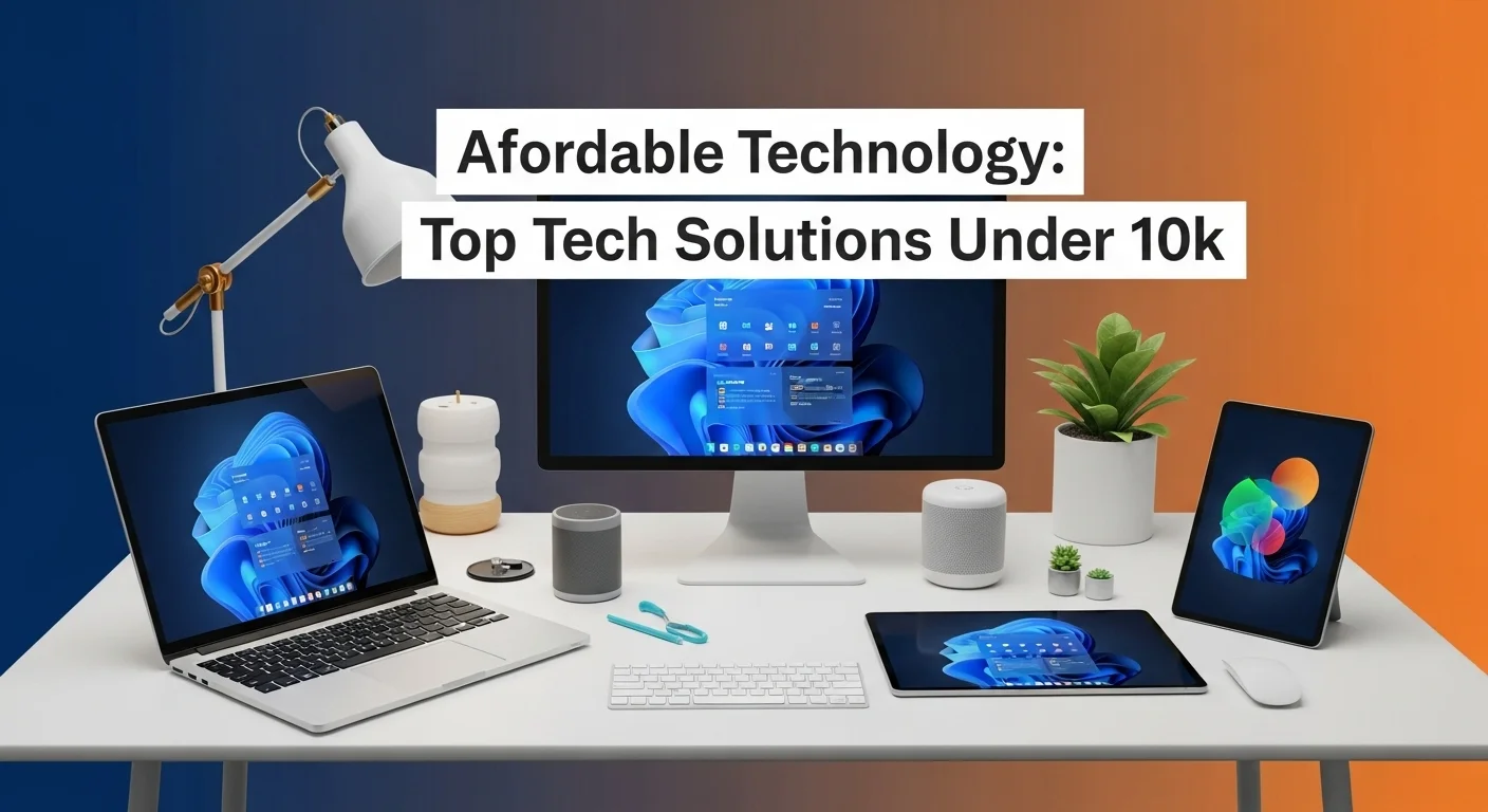 Business technology with innovation and digital resources to discover Under 10k