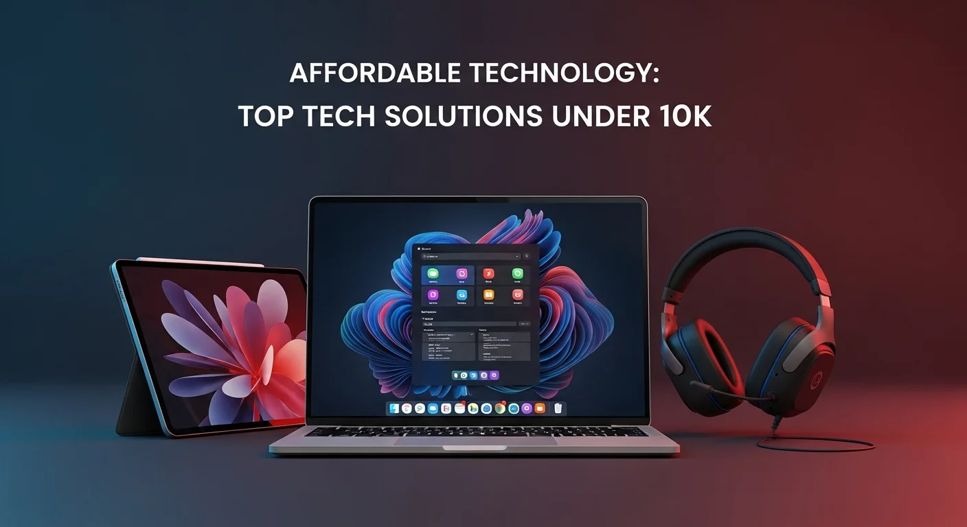 Tech solutions and digital innovations for Under 10k in modern business