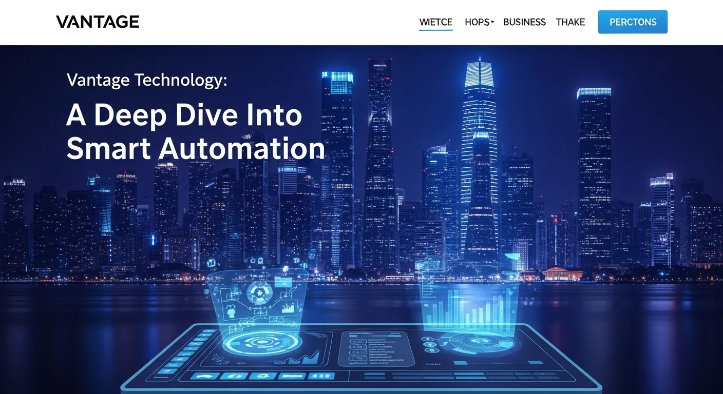 Tech solutions and digital innovations for Vantage in modern business
