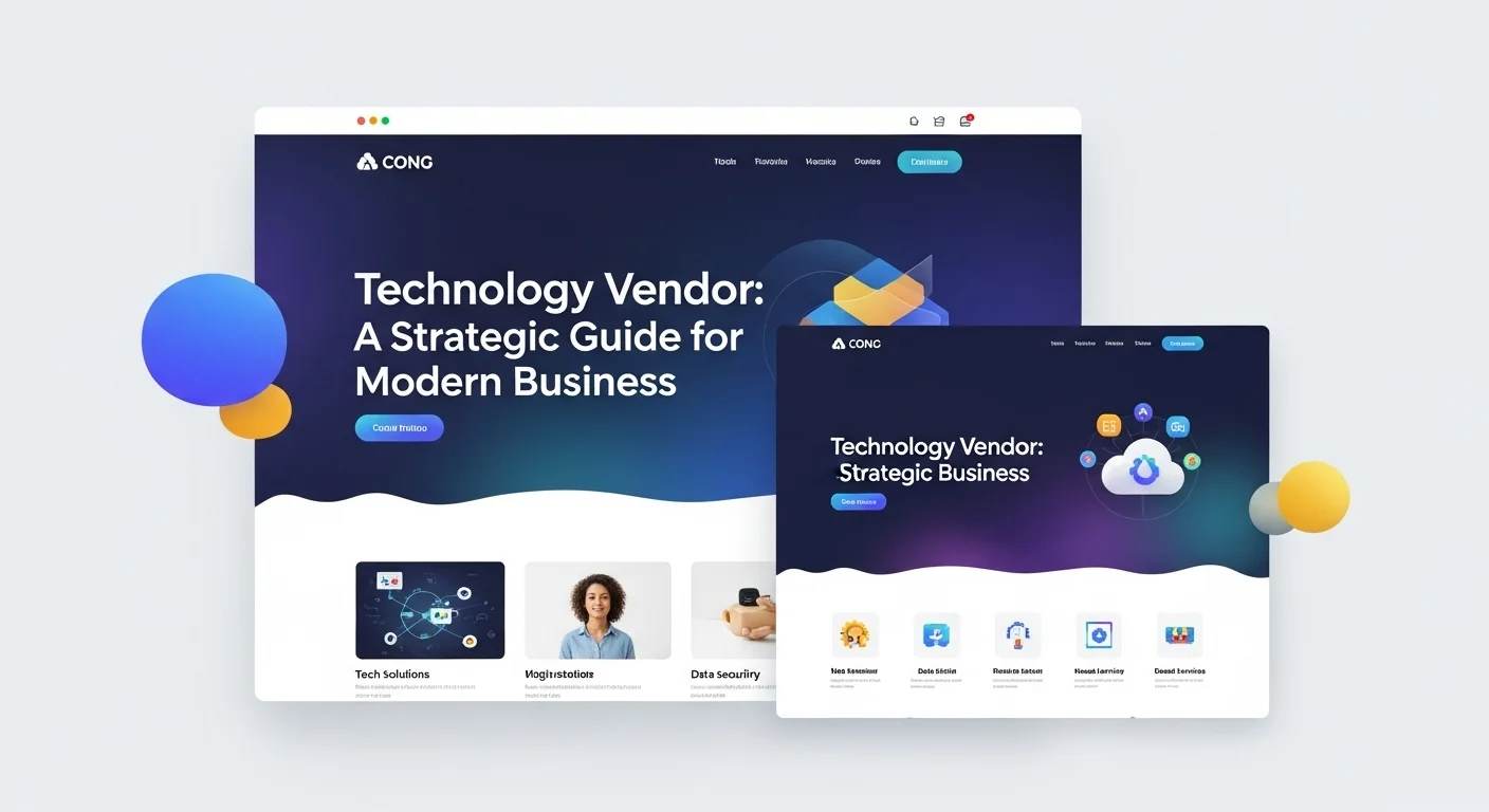 Tech solutions and digital innovations for Vendor in modern business