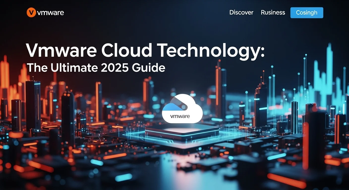 Business technology with innovation and digital resources to discover Vmware Cloud