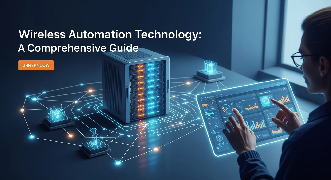 Business technology with innovation and digital resources to discover Wireless Automation