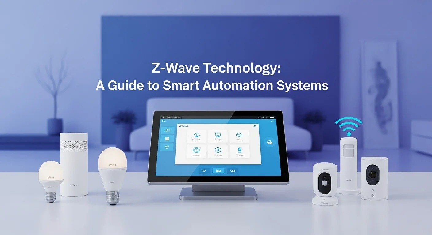 Business technology with innovation and digital resources to discover Z Wave