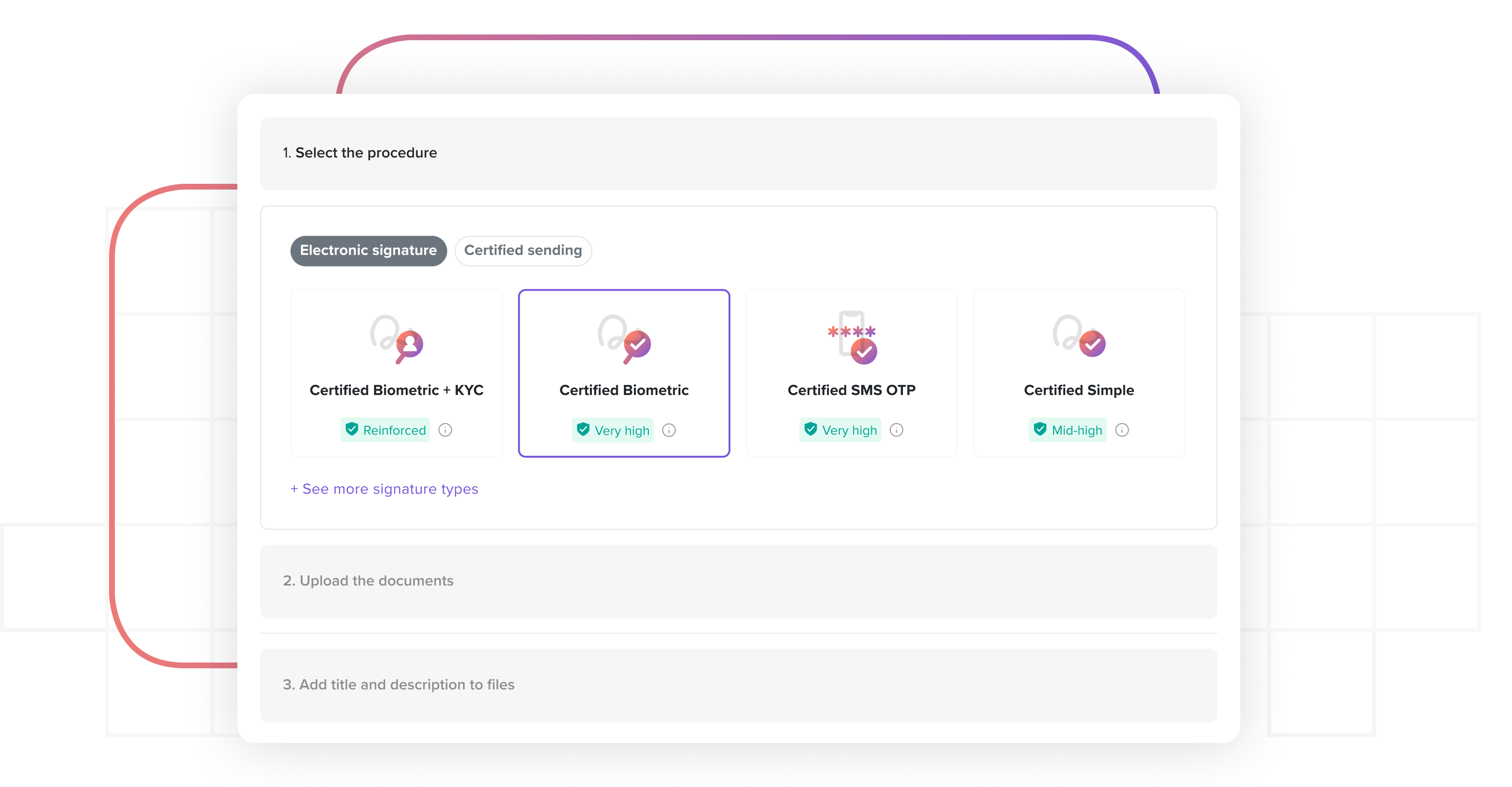types of esignature you can choose