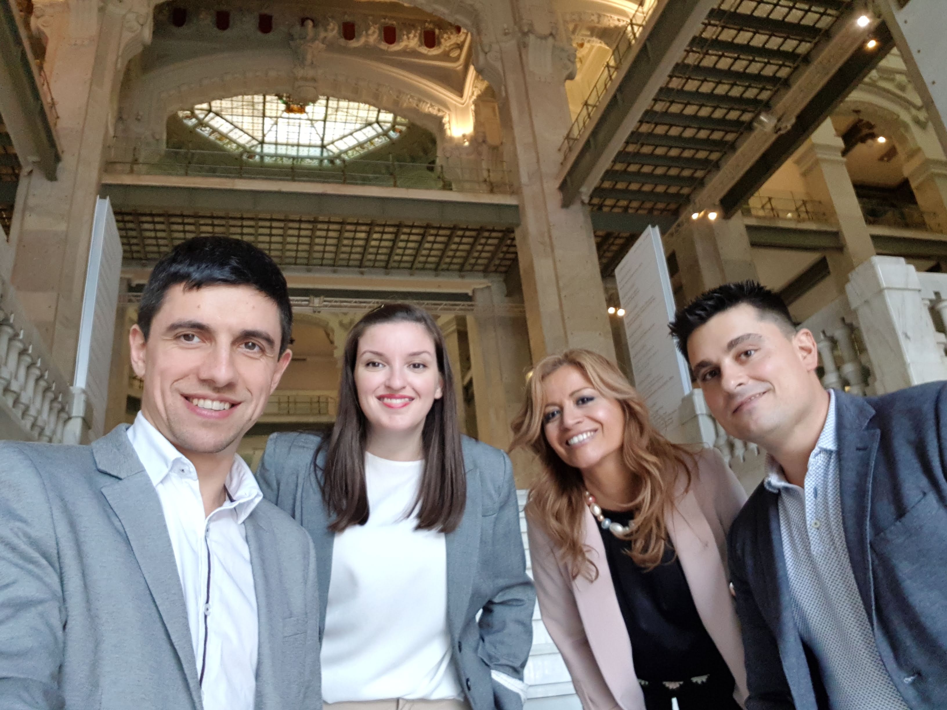 Foto Isidoro, Leticia, berta e Iván