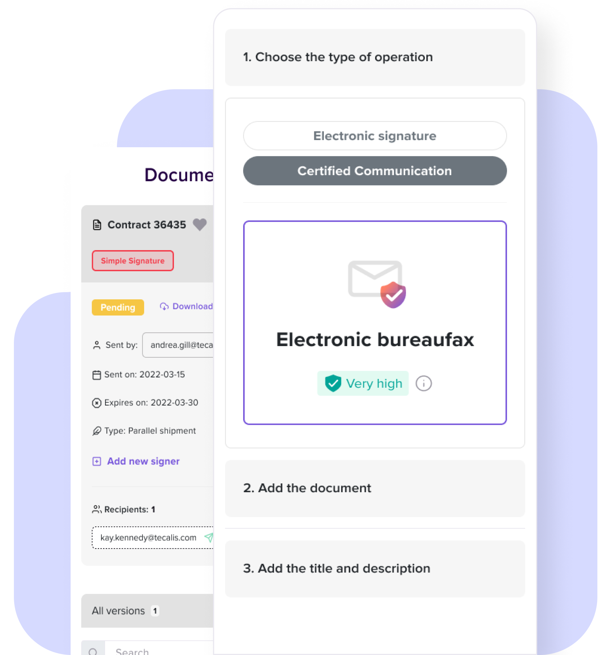 Electronic bureaufax