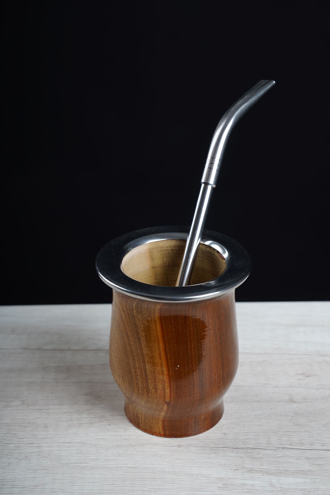 camionero laqueado con bombilla acero pico de loro