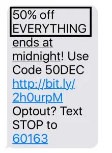 Create a sense of urgency example