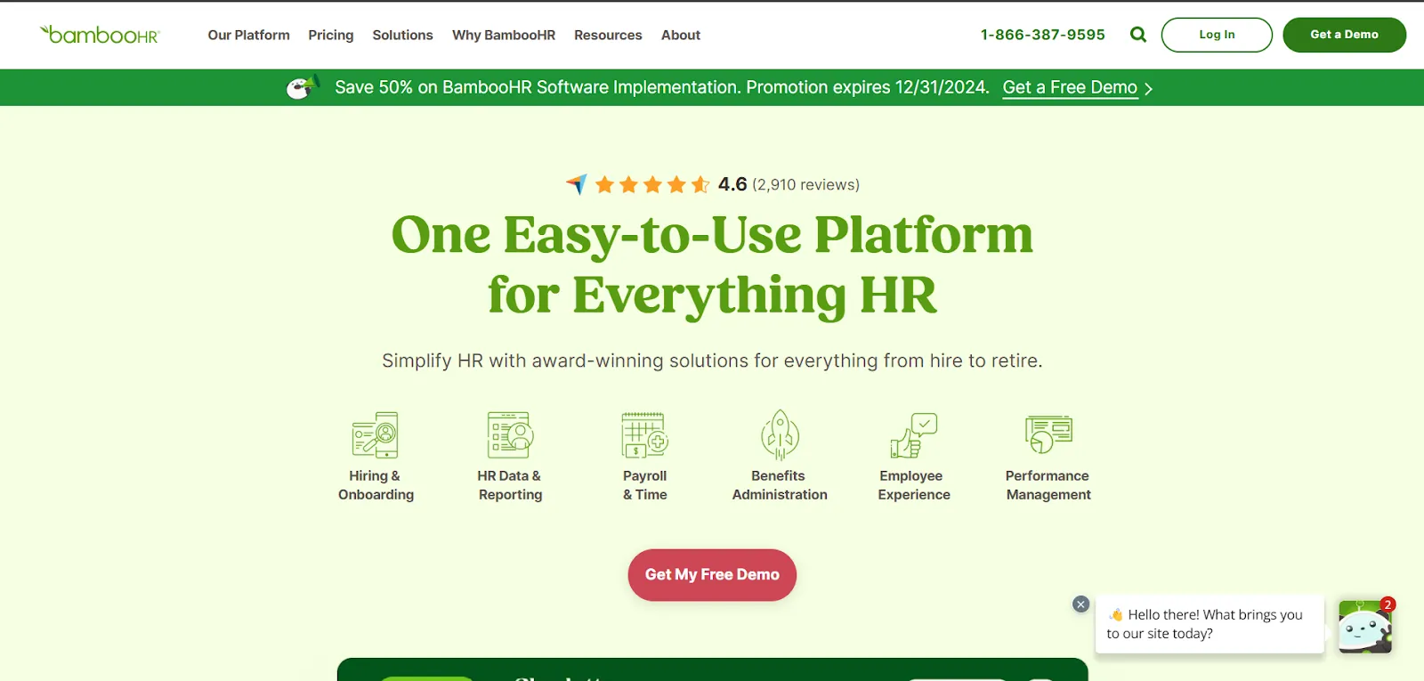 BambooHR - Popular HR Automation Tool