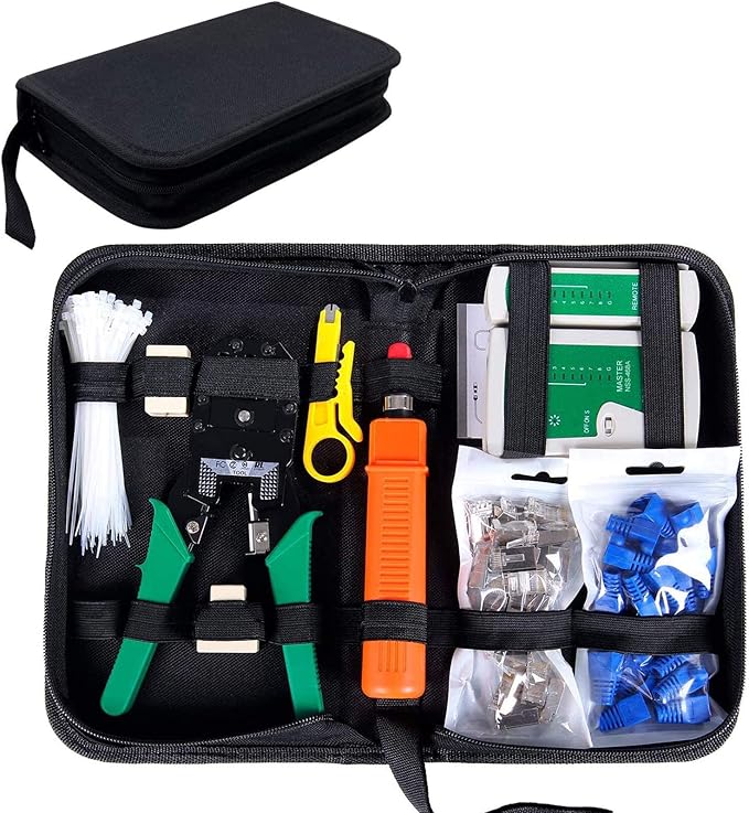 SGILE 9-in-1 Portable Crimping Tool Kit