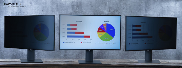 Image of KAPSOLO 2-Way Magnetic Privacy Filter Screen Protection for 14.0" Wide Screen