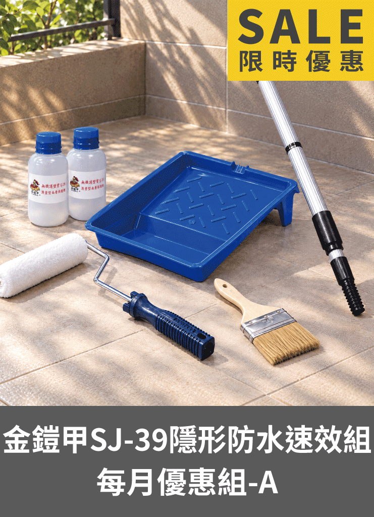 【效率首選】金鎧甲SJ-39隱形防水速效組＿每月優惠組A