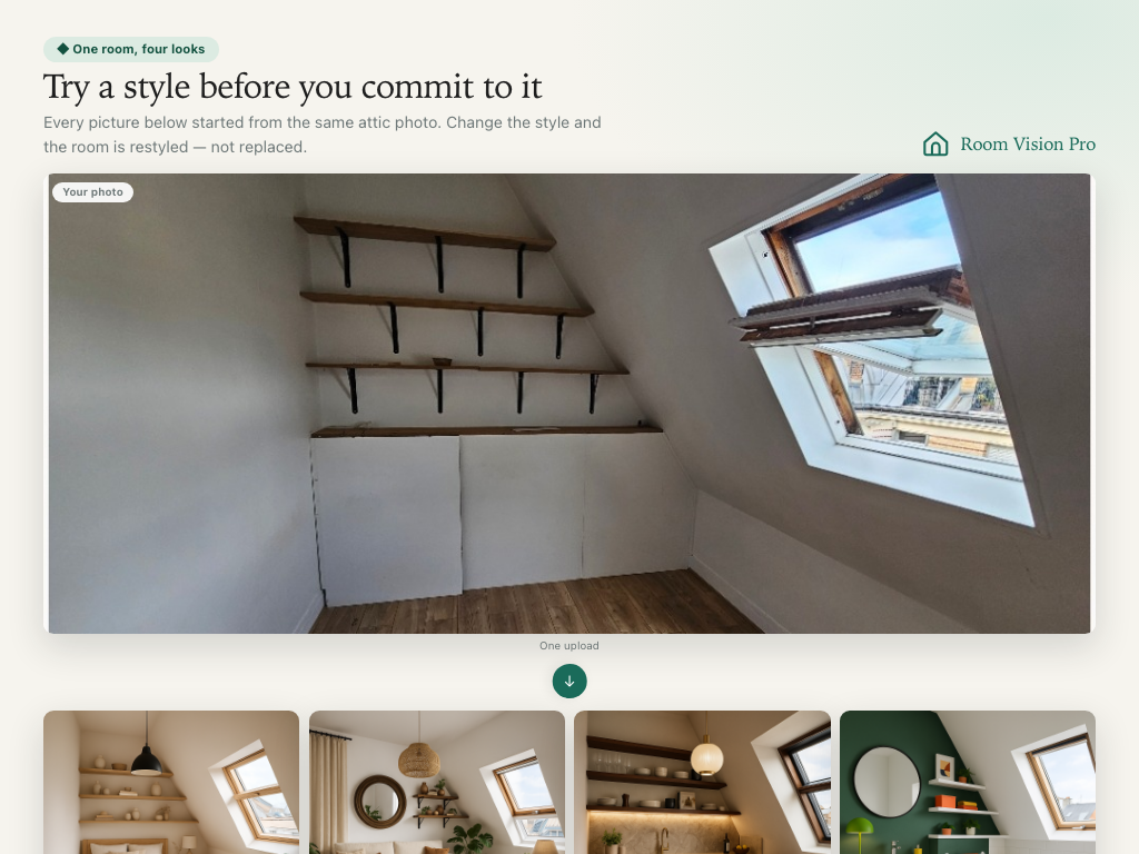 AI Interior Redesign — Why the results are usable