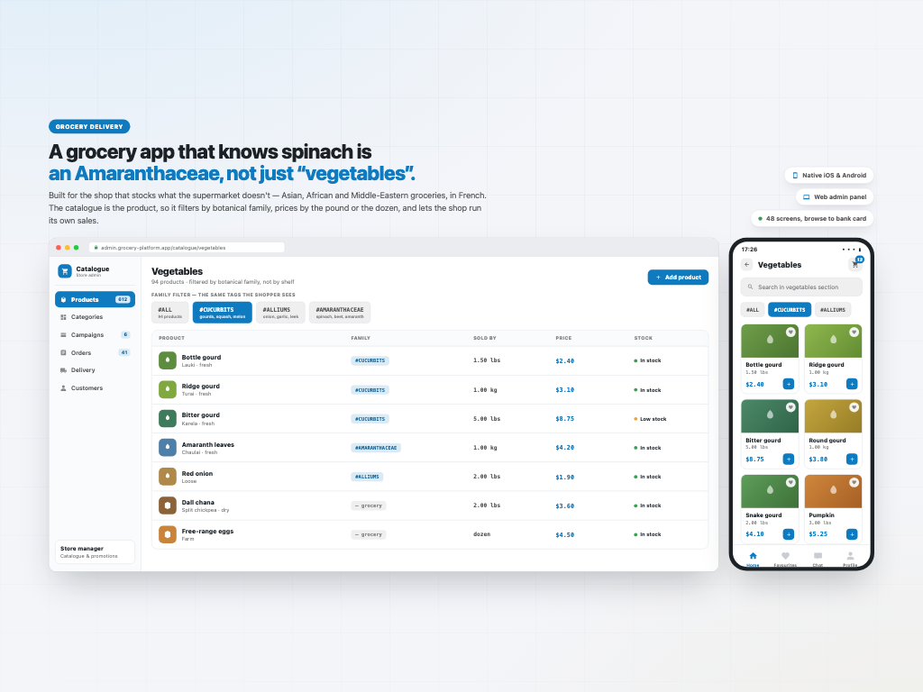 Grocery Delivery App — Grocery e-commerce