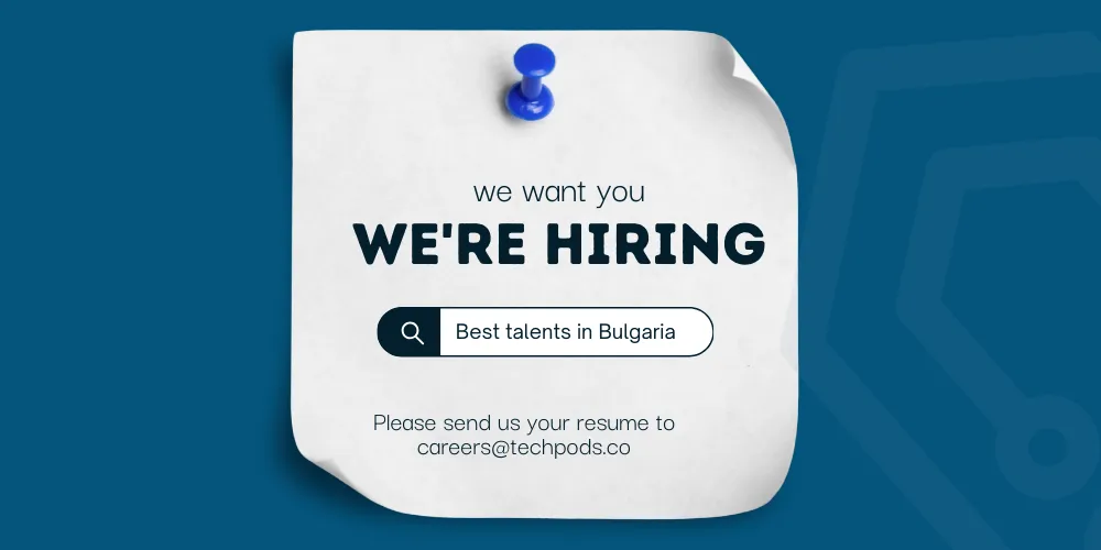 We are hiring