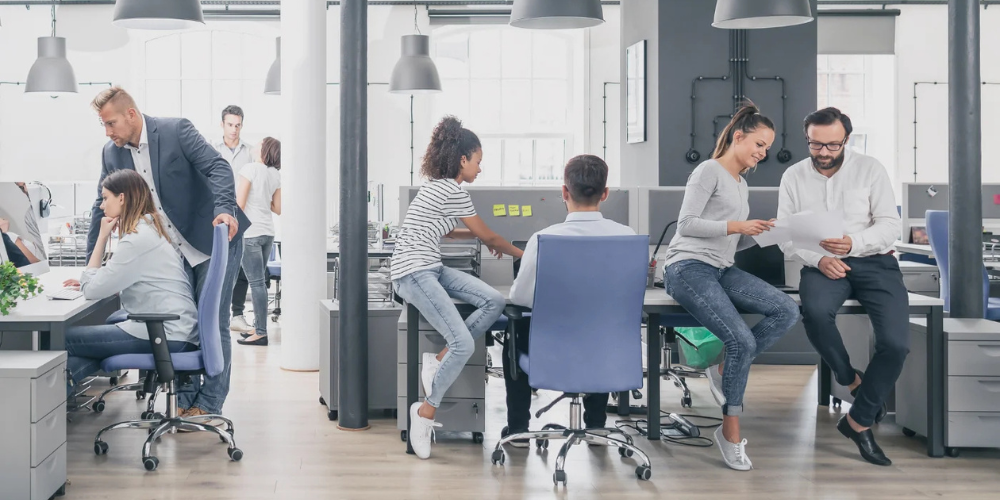 Picture of People in an office