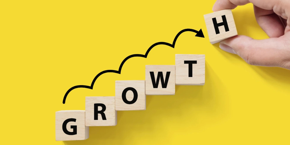 A picture with the word Growth