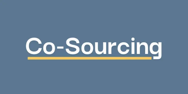 Co-sourcing not outsourcing