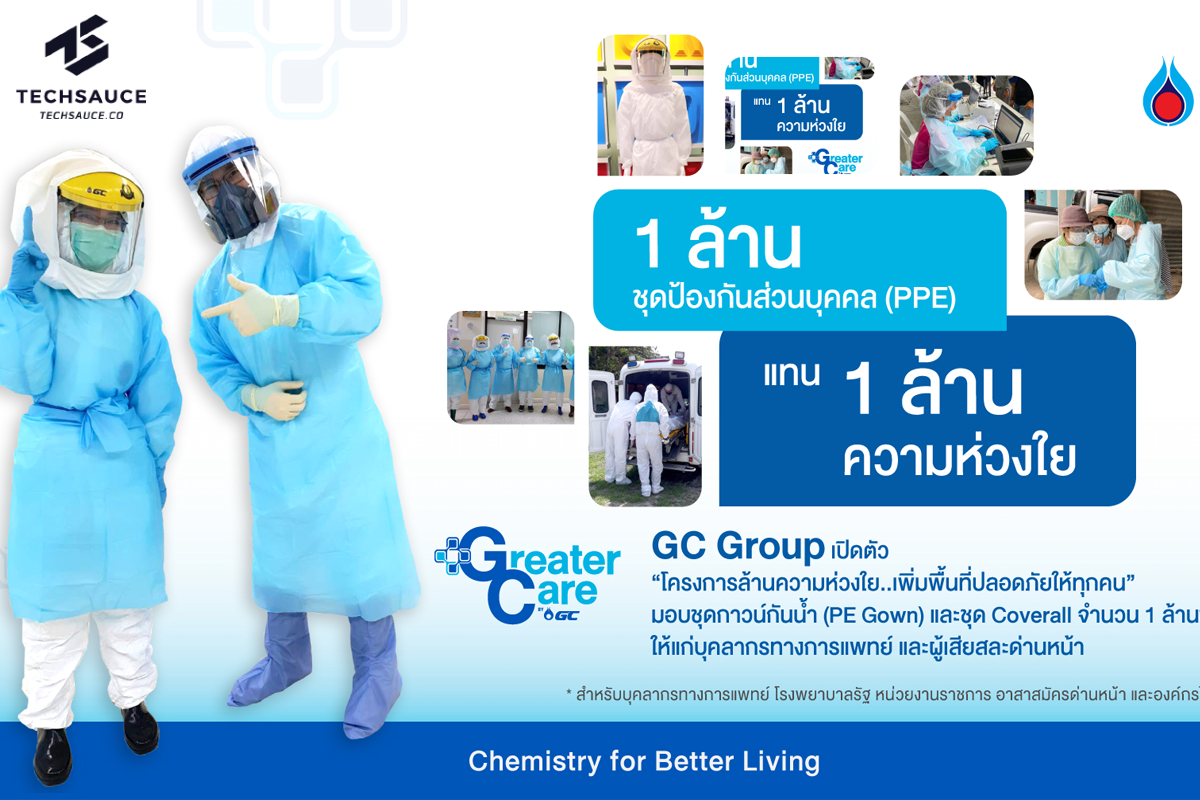 1 ล้าน PPE แทน 1 ล้านความห่วงใย