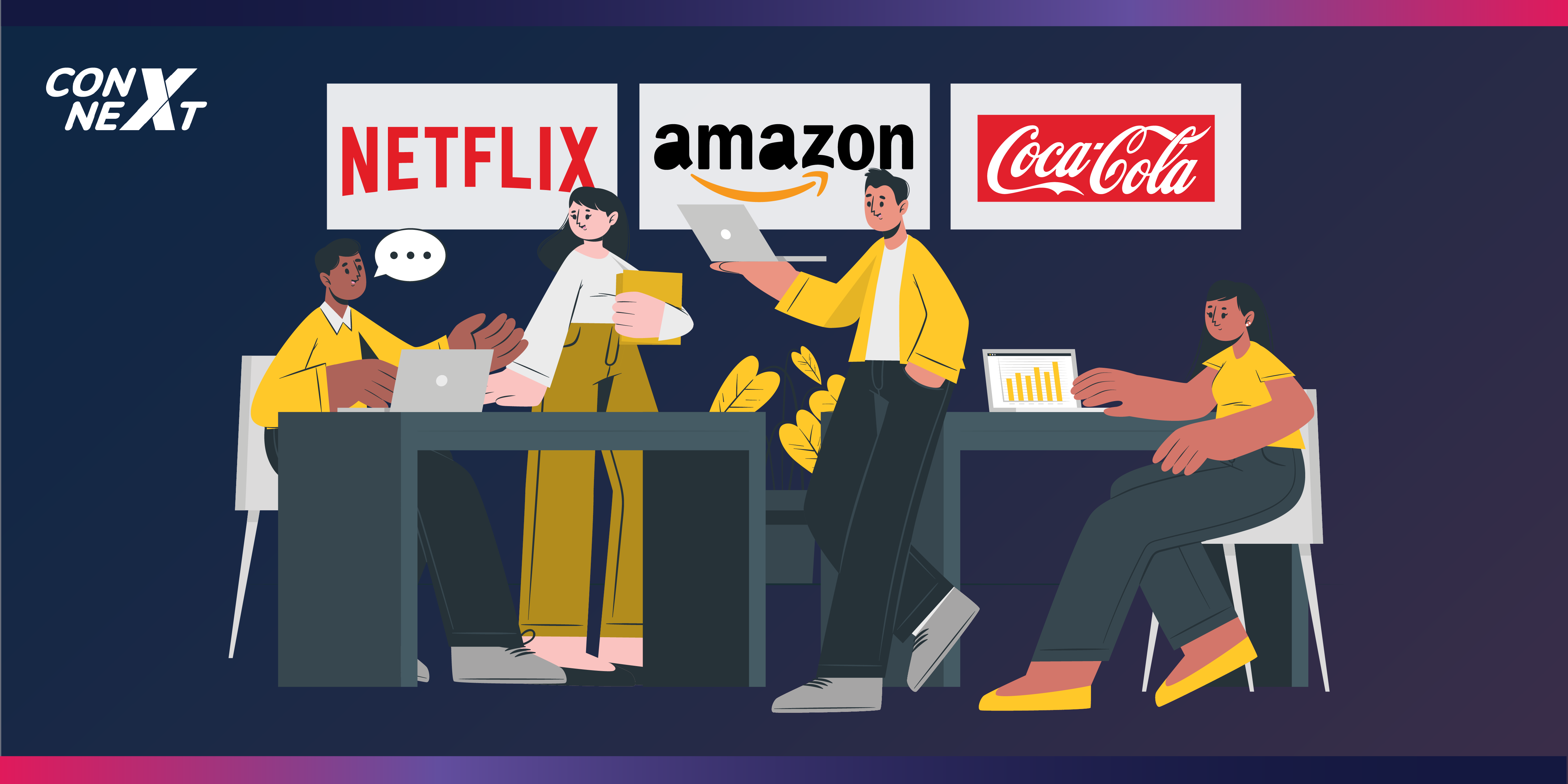 Netflix Amazon และ Coca-Cola