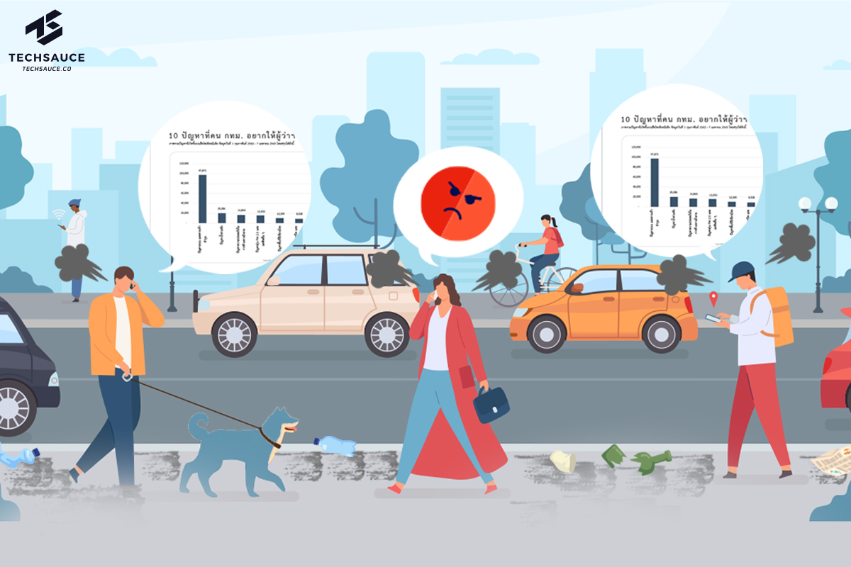 Top 10 ปัญหากทม. ที่คนกรุงอยากได้จาก ผู้ว่าฯ คนใหม่ แก้ปัญหาทางเท้า เร่งด่วนที่สุด