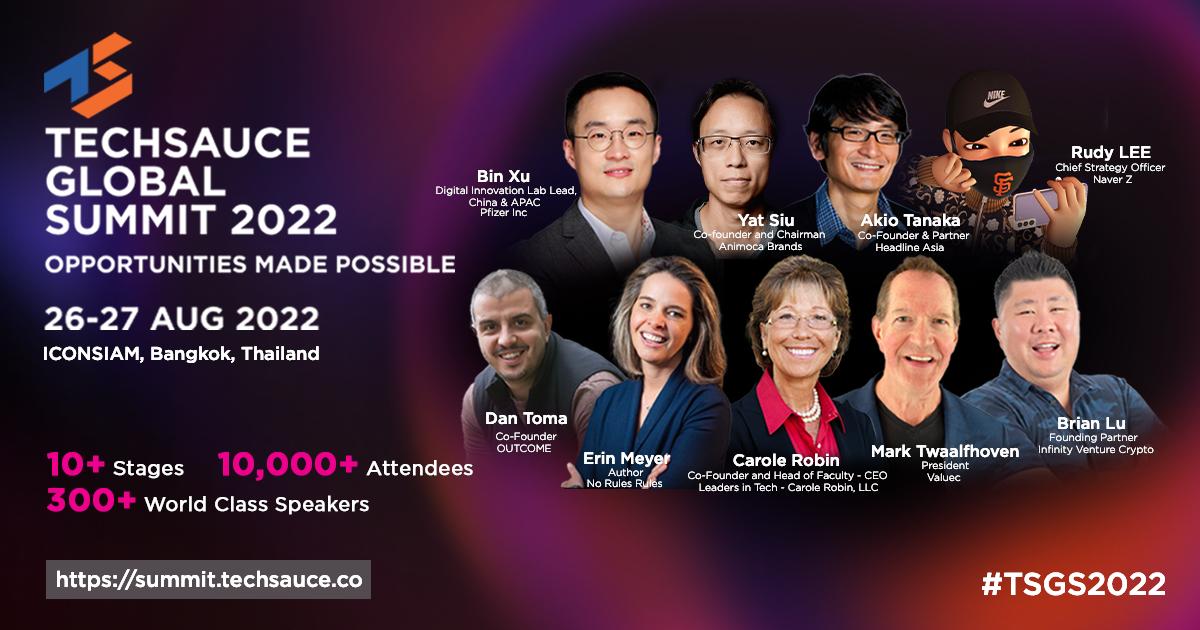 Techsauce Global Summit 2022 งานประชุมด้านเทคโนโลยีครั้งใหญ่กลับมาแล้ว