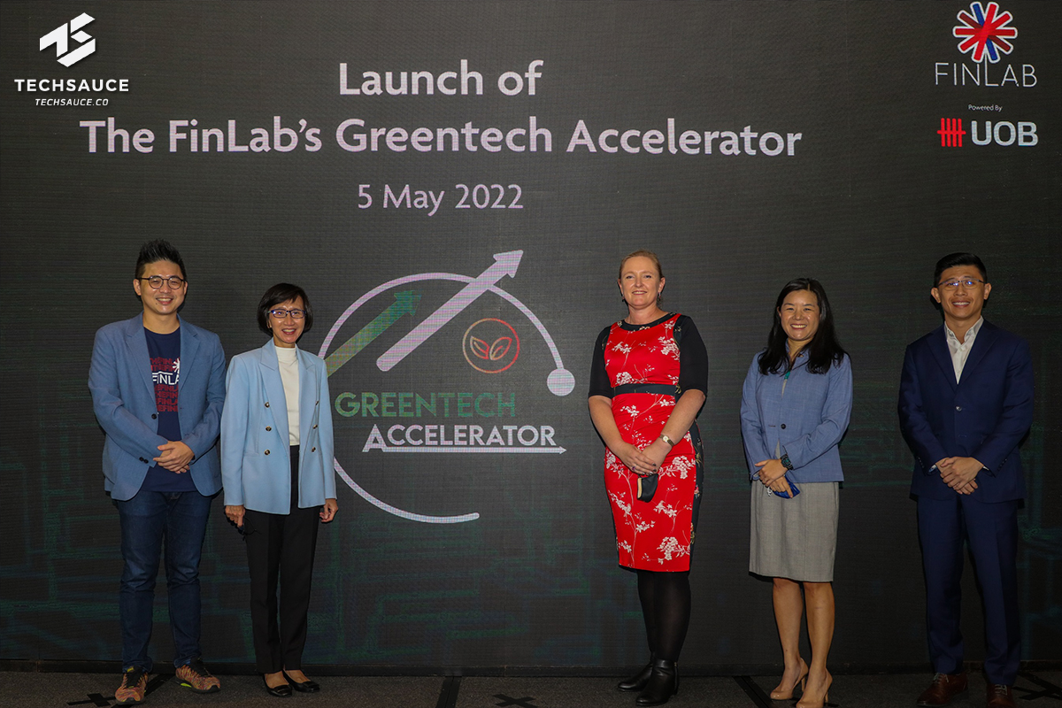 เดอะฟินแล็บ โดยธนาคารยูโอบี เปิดตัว The Greentech Accelerator โครงการใหม่ระดับโลกที่มุ่งสนับสนุน startups และบริษัทผู้ให้บริการโซลูชันเพื่อสิ่งแวดล้อมหรือกรีนเทค ทั้งระดับภูมิภาคและระดับโลก เพื่อขับเคลื่อนภารกิจที่ยั่งยืนของบริษัทไปข้างหน้า 