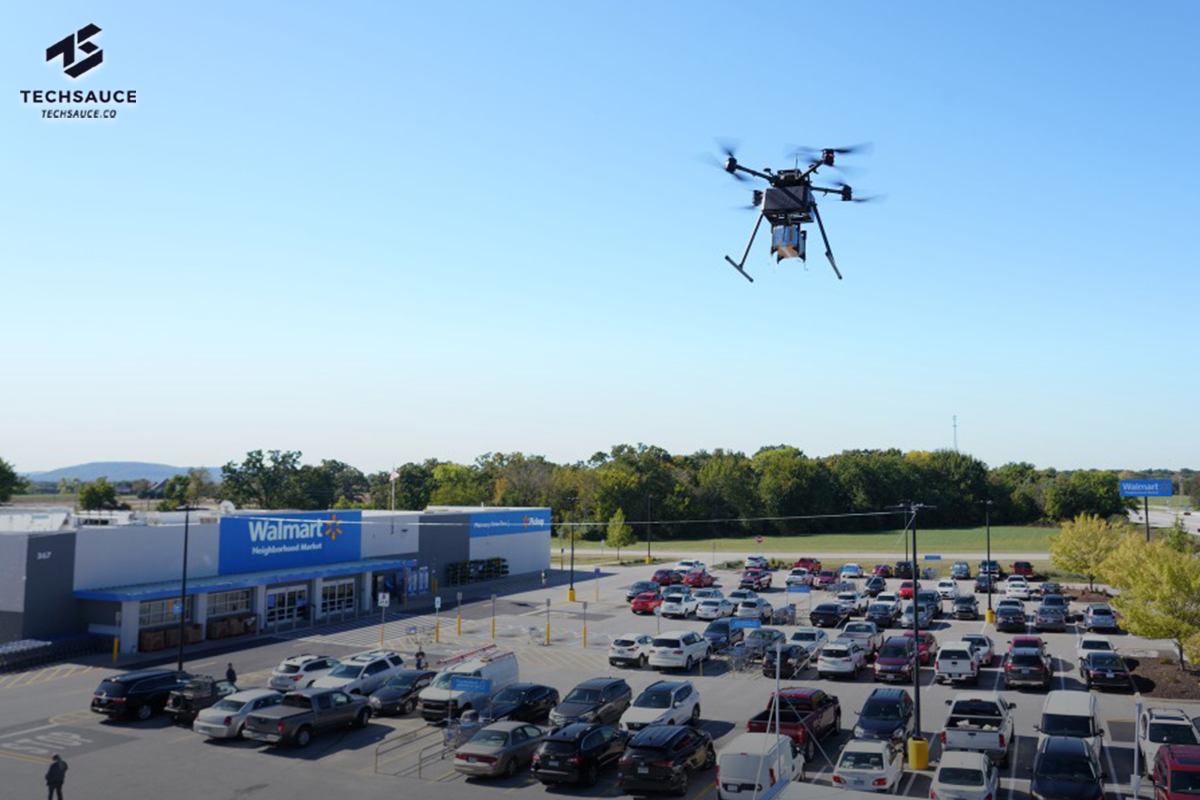 Walmart ร่วมมือกับ DroneUp ผู้ให้บริการการขนส่งด้วย Drone ขยายพื้นที่ในการบริการการขนส่ง เป็น 6 รัฐ ทั้งสิ้น 34 สาขา ทำให้เข้าถึงลูกค้าได้มากถึง 4 ล้านหลังคาเรือน