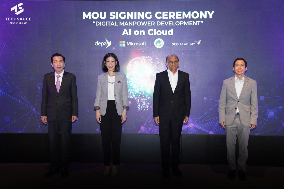 SCB-depa-Microsoft และ AIT ผนึกกำลังปั้นบุคลากรด้าน AI หนุน New S-Curve เศรษฐกิจไทย