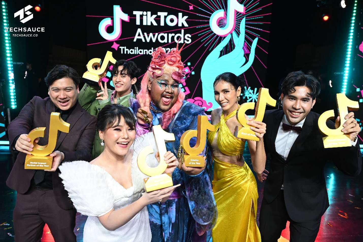 ครั้งแรกกับงานมอบรางวัลสุดยิ่งใหญ่ TikTok Awards Thailand 2022 ยกระดับค