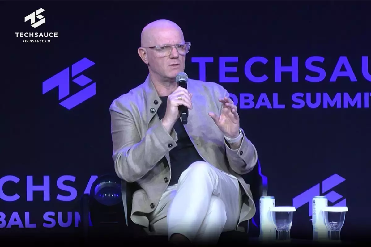 Kfir Godrich discussing Blackrock's AI infrastructure investing strategies at Techsauce Global Summit 2025
