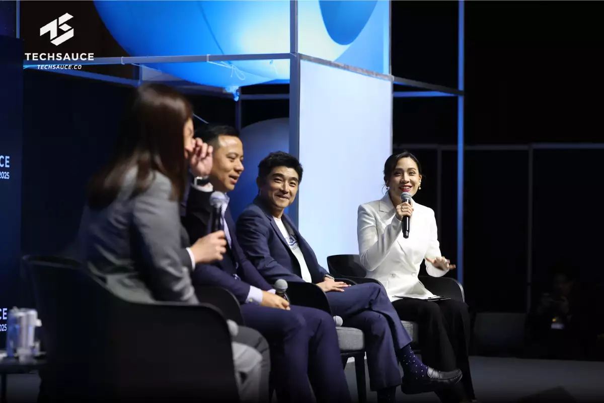 Panelists during the session "Driving Sustainable Business Practices,"