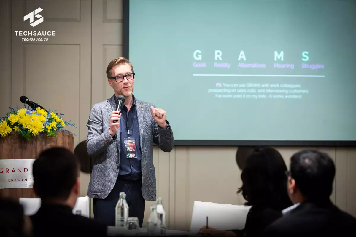 Gary van Broekhoven during his session.