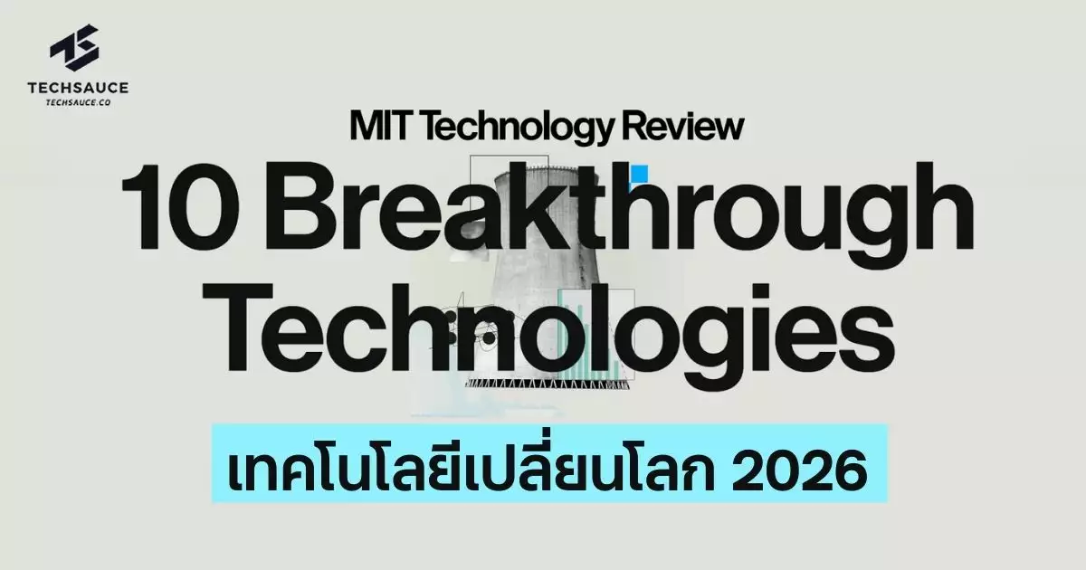 10 เทคโนโลยีเปลี่ยนโลกปี 2026 จาก MIT Technology Review อะไรบ้างที่จะ ...