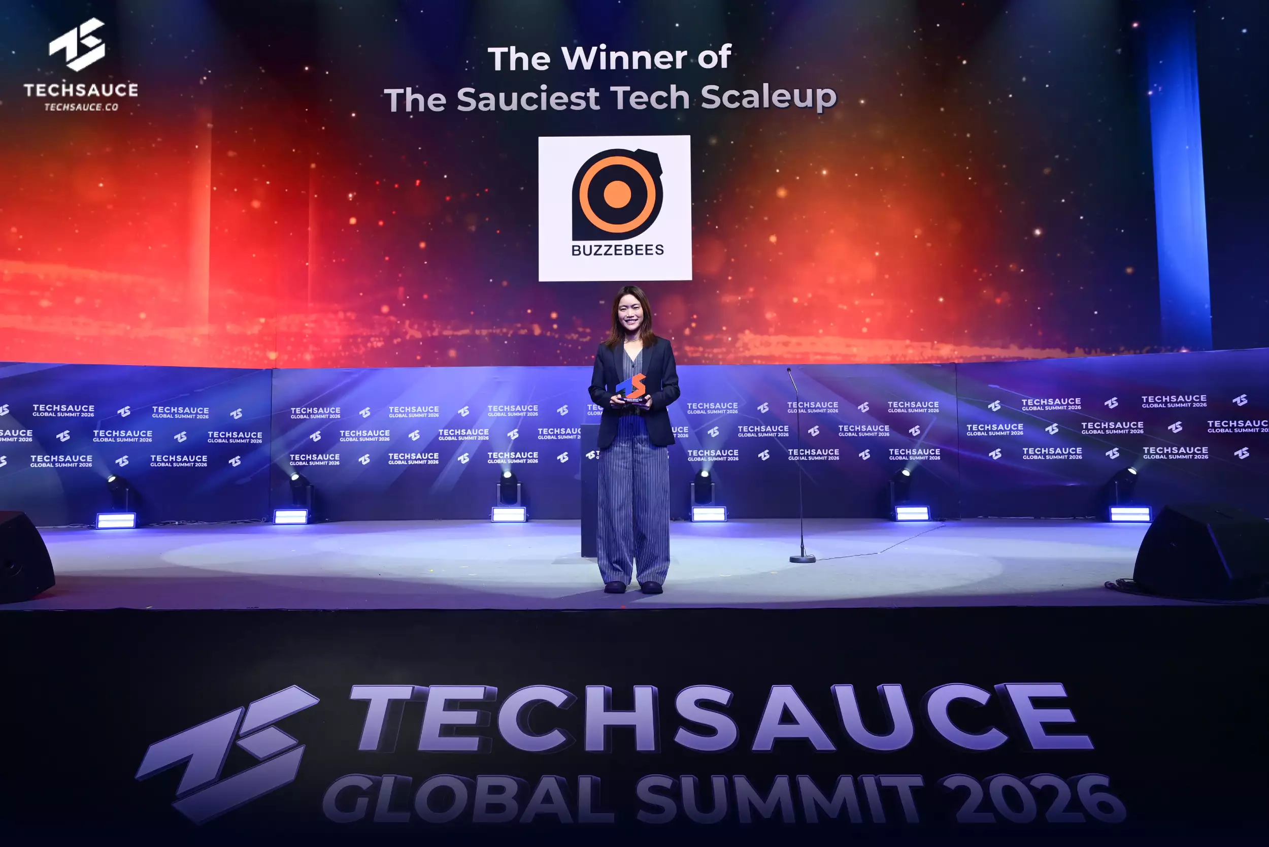 BUZZEBEES คว้ารางวัล The Sauciest Tech Scaleup จาก Techsauce Awards 2026 ตอกย้ำศักยภาพ Technology Scaleup ไทยสู่ระดับภูมิภาค