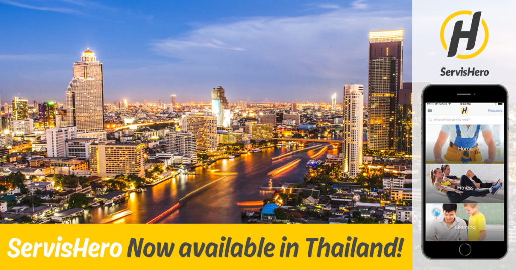 ServisHero launches in Thailand -en