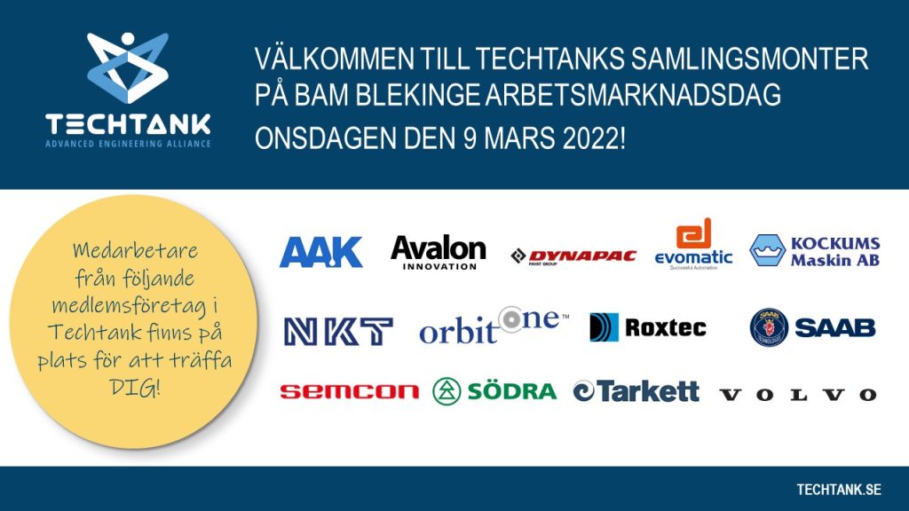 Techtank monter BAM2022