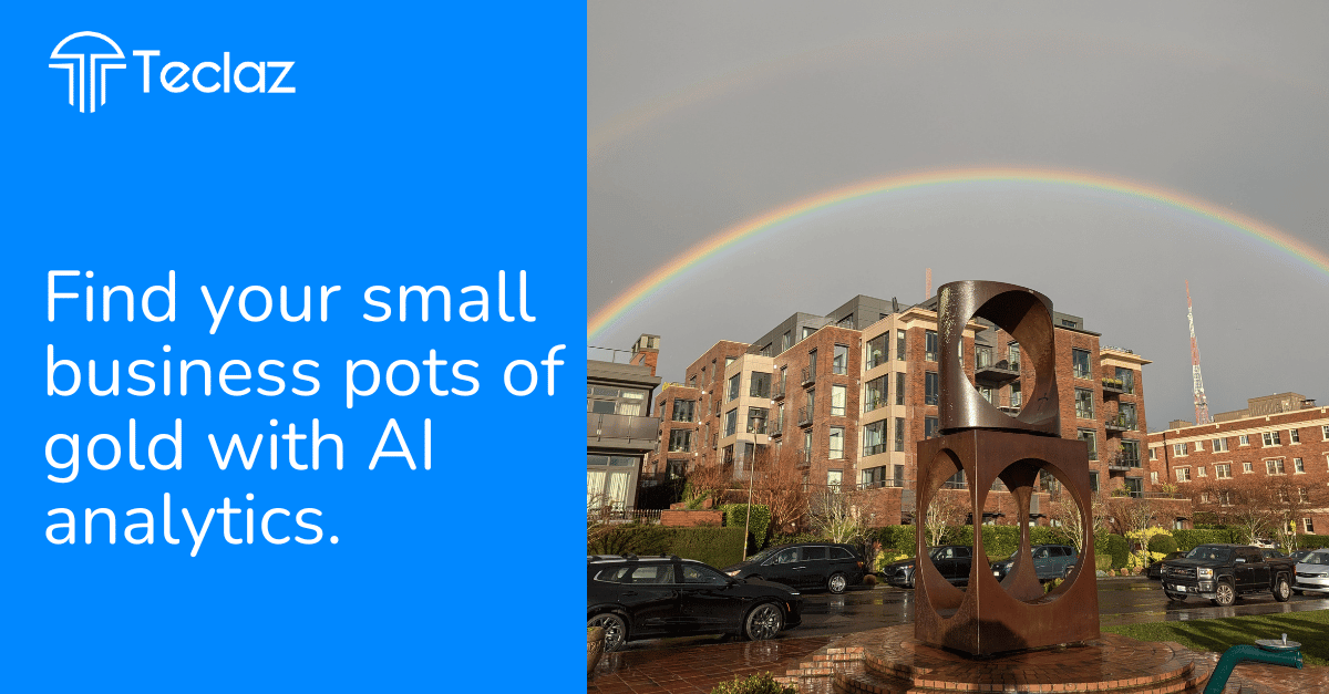 How can small businesses adapt and grow with AI analytics?