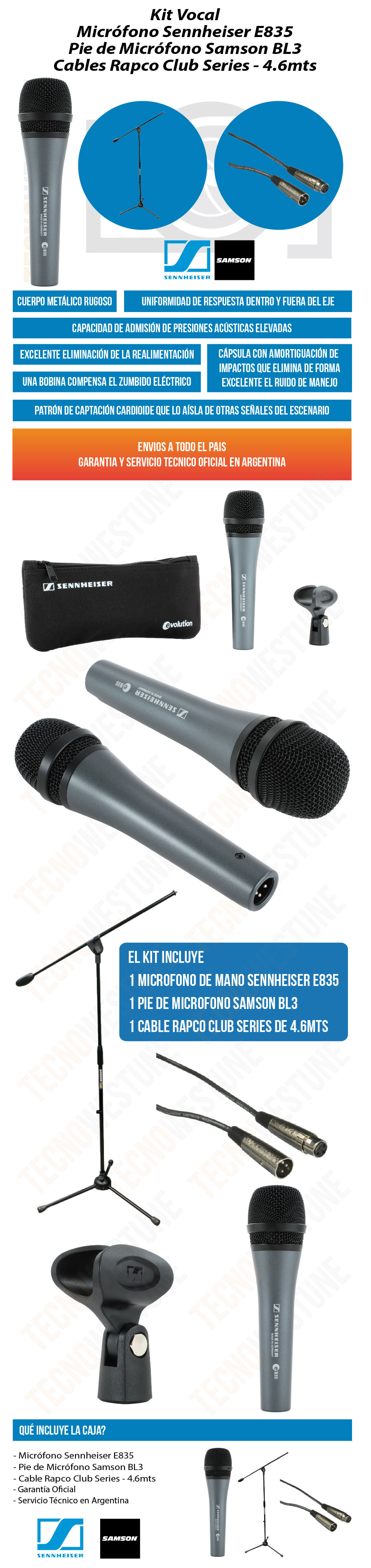 Soporte Pie De Micrófono Samson Bl3 Boom - TecnoWestune Store